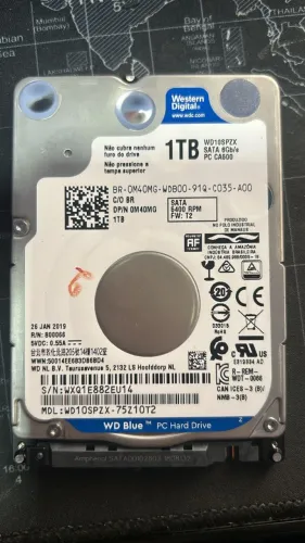 HD WD 1TB notebook novissimo!