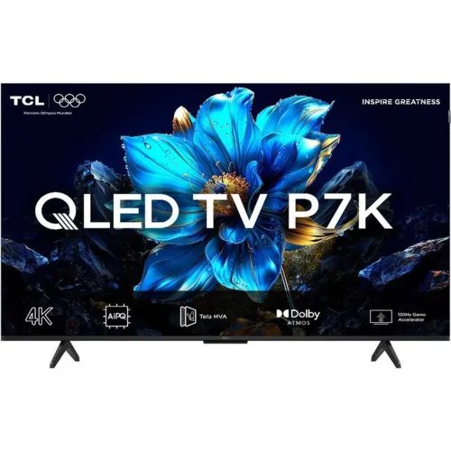 SMART TV TCL QLED 50 50P7K PRETO 50