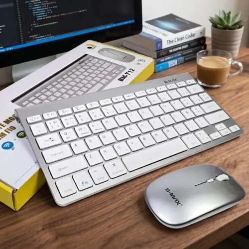 Kit Teclado E Mouse Sem Fio 2.4g Bluetooth B-max