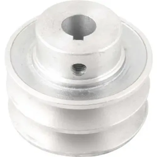 Polia de alumínio 2 canais perfil A 70mm ( Vonder )