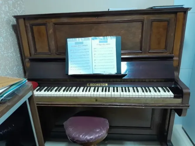Piano Armário Histórico C. Bechstein (Berlim, ~1868)