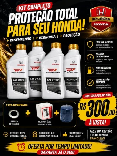 óleo Pro Honda 0W-20