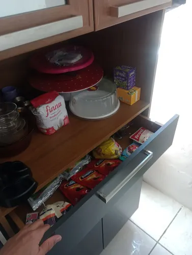 2Armários de cozinha estiloso e elegante