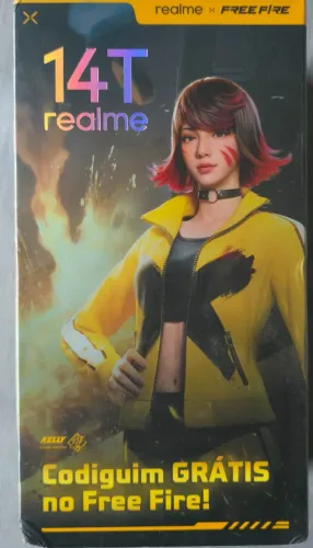 Smartphone Realme 14T 5G 8GB+256GB Amoled 6000mAh- Original - Lacrado
