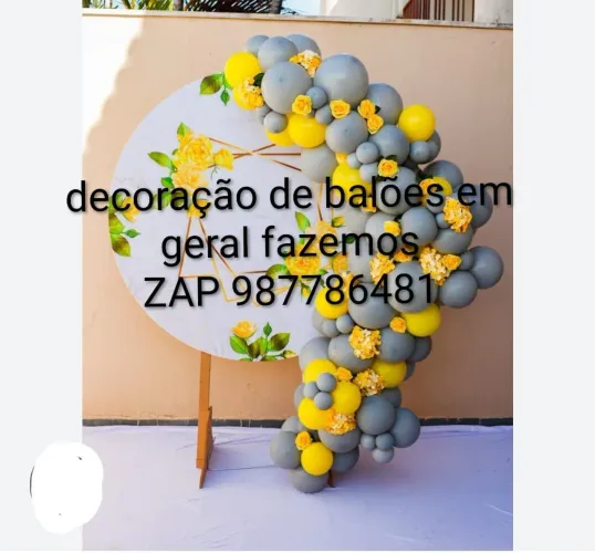 Decorações de balões em geral