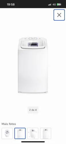 Vendo máquina de lavar, um ano de uso em ótimo estado, motivo da venda mudança!