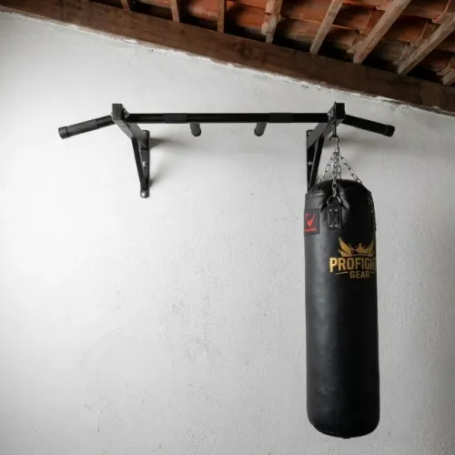 Barra Fixa Parede Musculação Pull-up Pegada Neutra E Aberta