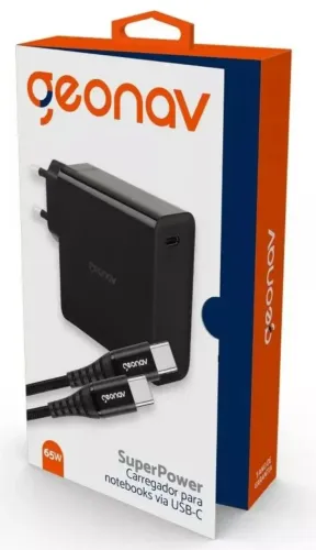 Carregador Universal USB-C 65w - Geonav