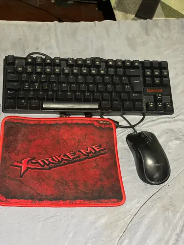 KIT GAMER XTRIKE ME: TECLADO, MOUSE E MOUSE PAD SURPORTE 