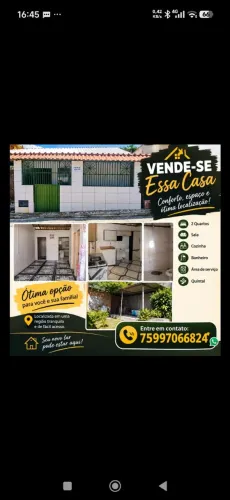 Vendo casa no bairro Vitória conhecido como Mutirão