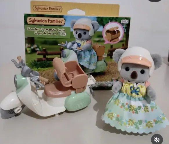 Sylvanian Families Scooter Da Mamãe Coala Epoch NOVO