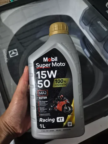 Mobil 15w50 100% sintetico _ Novo lacrado kit 3lts