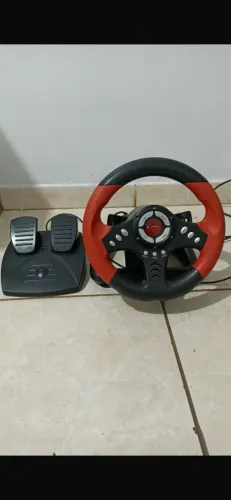Volante com entrada pc e ps2