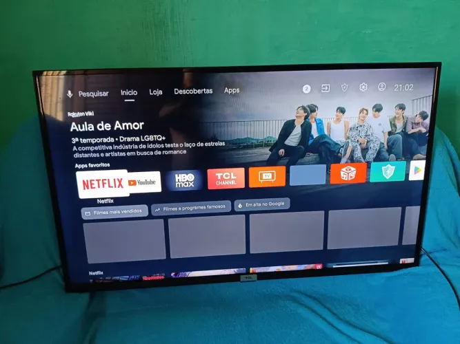 SMARTV TCL ANDROID 43 polegadas