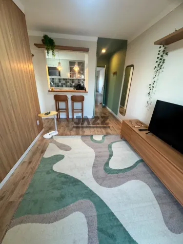 Apartamento reformado e Mobiliado a venda ou locação , 1 quarto, sala e garagem, Campinas