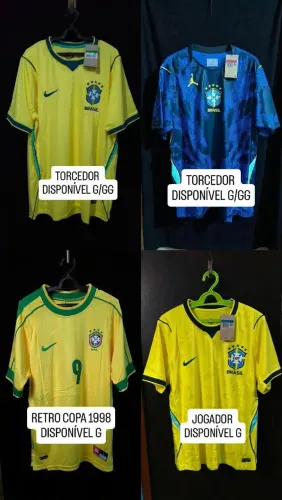 Camisa Brasil MASCULINA SO VENDA TAM M/G/GG