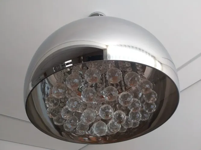 Lustre pendente em vidro
