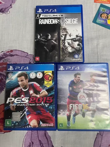 Jogos PS4 (FIFA;PES)