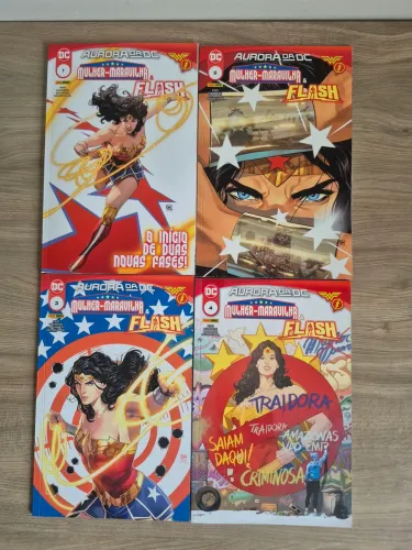 4 HQ's Mulher- Maravilha/ Flash 