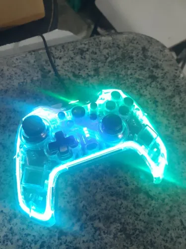 Controle Pichau rgb Glower X1,Android,Transparente