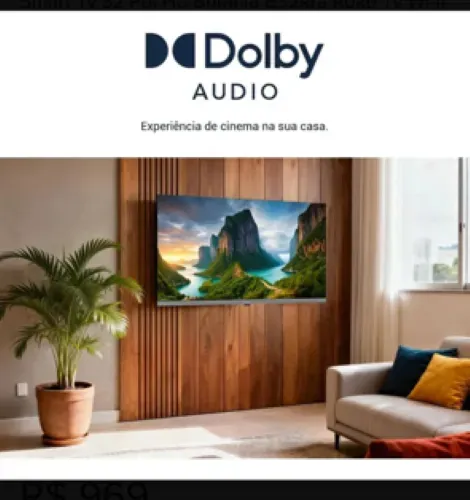 Smart Tv 32 Pol Hd Britânia B32kra Roku Tv Wi-fi Dolby Audio