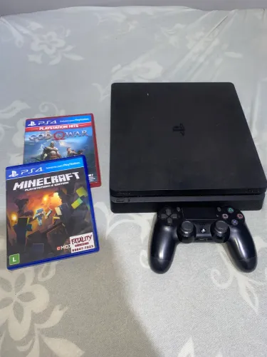 PS4 com 2 jogos