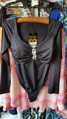 Body Preto da Rosa Fina Novo