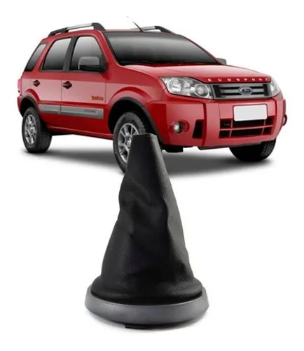 Coifa Alavanca De Câmbio sem Manopla Ford Ecosport Fiesta 03/11 Preto em Courvin
