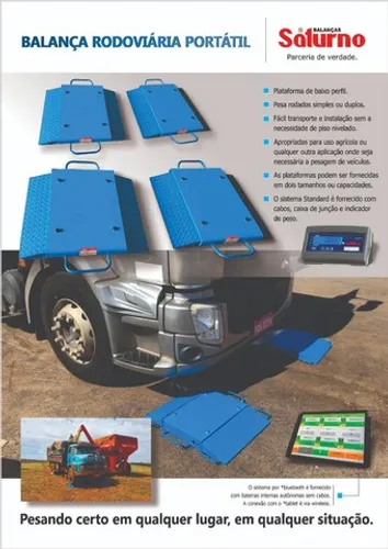 balança rodoviária portátil