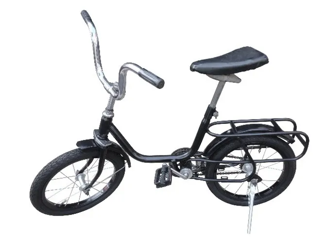 Bicicleta Antiga Monark Monareta Aro 16 Preta Usada