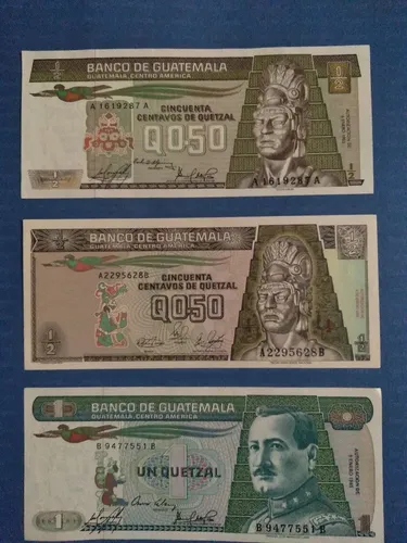 CÉDULAS GUATEMALA ANOS 90
