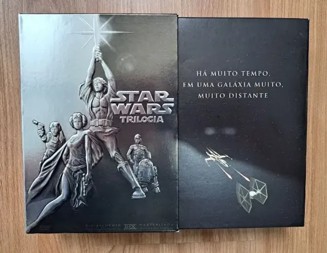 *Para colecionadores*Box Dvd - Saga Star Wars: Trilogia