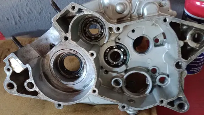 Carcaça do motor da moto Yamaha dt200r