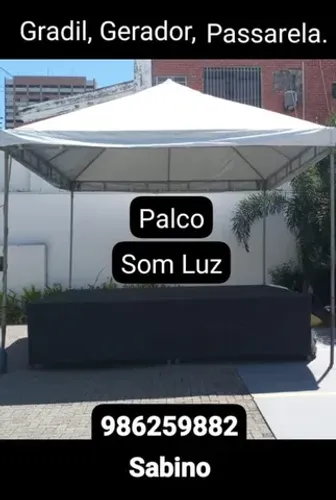 +Tablado +Palco +Passarela +Palco Coberto +Som Pra banda +luz Zumba
