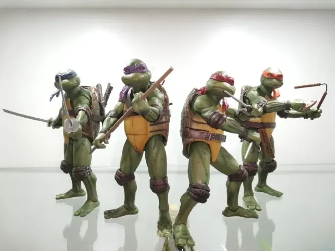 Tartarugas Ninja Tmnt Michel Donatello Rafael Leonardo Neca