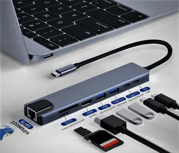 [NOVO] Hub 8 Em 1  USB-C