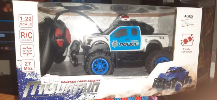 Carro controle remoto policia