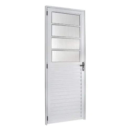 Porta basculante 2,10x80 no alumínio branco