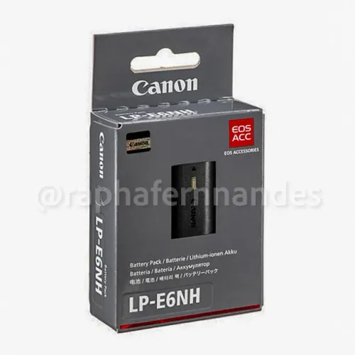 Bateria Canon LPE6NH (novo/lacrado)