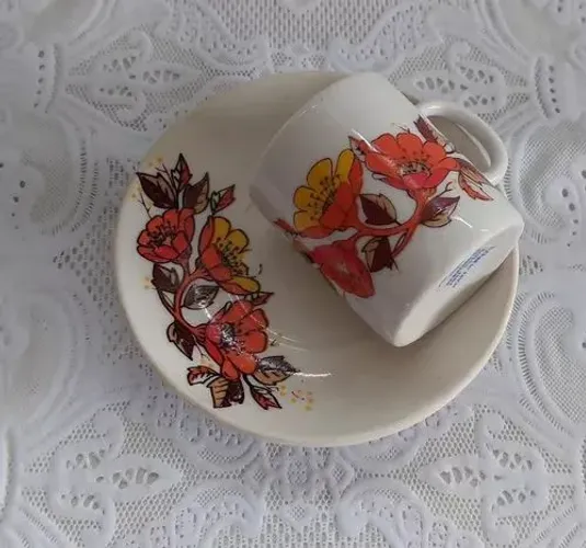 Xícara De Café Em Porcelana Santa Rosa
