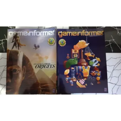 Revista Game Informer Edições 11, 12, 13, 14 e 15.