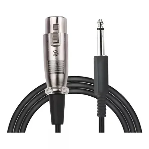 Cabo De Microfone Conexão P10 Macho XLR Fêmea 5m Tomate Loja Coimbra Computadores Entrega
