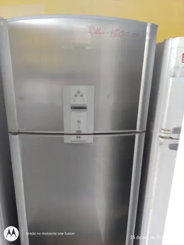 REFRIGERADOR BRASTEMP FROST FREE INOX 420L