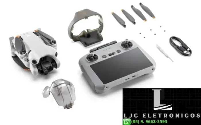 Drone Dji Mini 4 Pro RC2 - sensores + controle tela (novo)