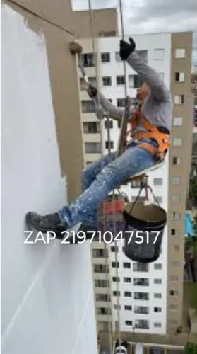 Profissional alpinismo industrial