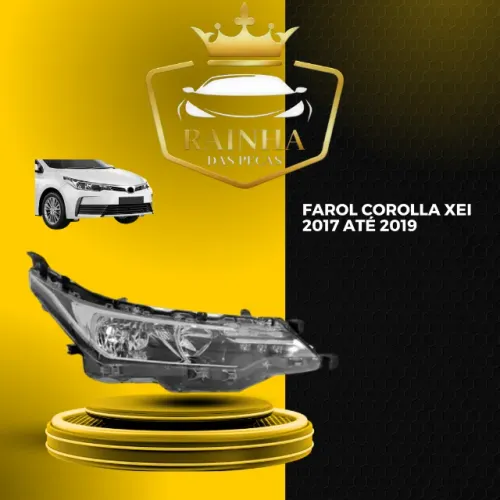 Farol Corolla Xei 2017 até 2019