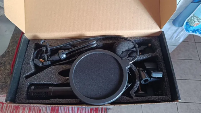 Microfone USB VEDO para Stream e Gravação
