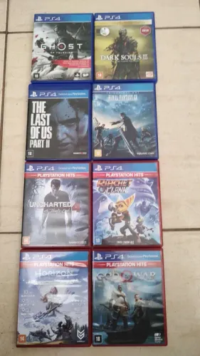7 jogos de PS4 pra sair hoje combo Last of Us vendido