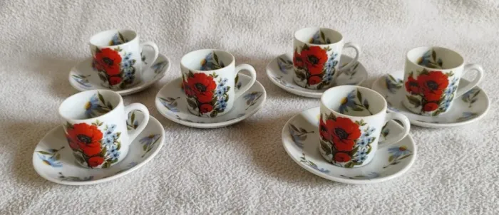 Xícaras Café Porcelana Emano - Novas
