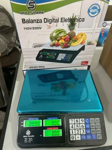 Balança comercial digital eletrônica 40kg Bull Shark 